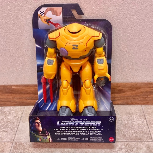 New Mattel Disney Pixar LightYear Battle Equipped Zyclops Action Figure 2021 - Picture 1 of 8